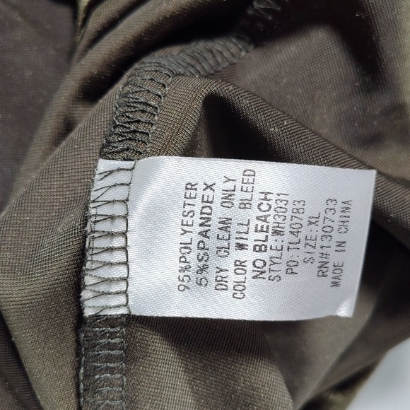 Umgree green velvet floral embroidered long sleeve boho dress XL - Picture 13 of 13